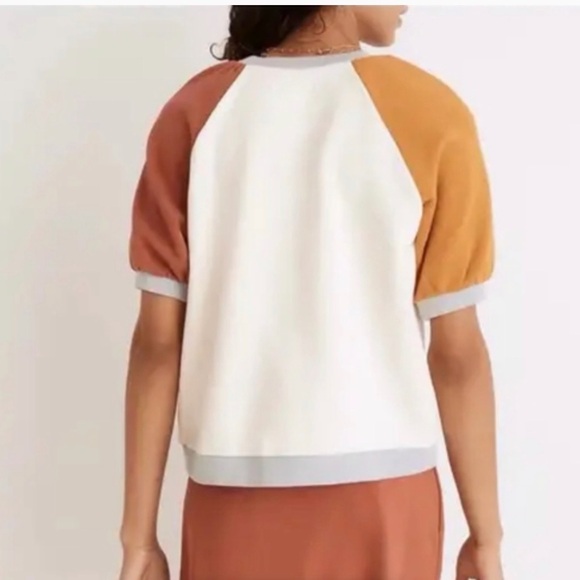 Madewell Colorblock Raglan Sleeve Top size XS - Picture 2 of 8
